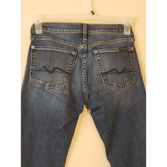 Women's, 7 For All Mankind Jeans, W28/L26, Bootcut, Blue - Picture 7 of 7